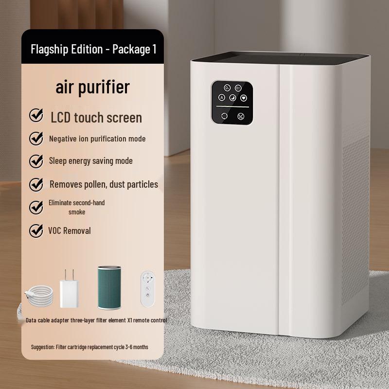 Домашний очиститель воздуха для спальни и гостиной: Удаление пыли, дыма и запаха, дезинфекция