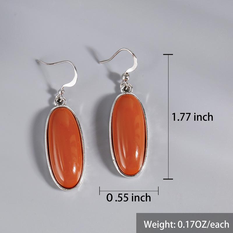 Винтажные серьги-капли с искусственным цирконом овальной огранки, бохо-украшения для женщин, для вечеринки, помолвки, свадьбы, украшение