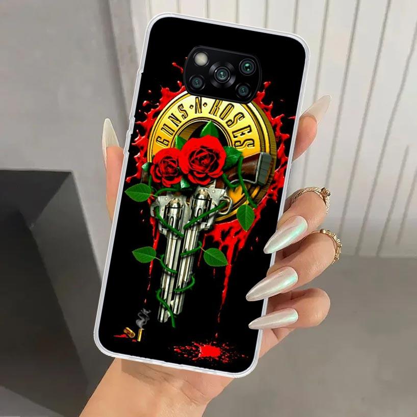 Чехол для телефона Guns N Roses Good Time для Xiaomi Poco X7 X6 X5 X4 X3 Nfc F7 Ultra F6 F5 Pro F4 GT F3 M6 M5S M4 M3 Мягкий чехол с принтом P