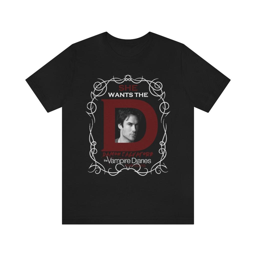 Damon Salvatore - Vampire Diaries Bella Canvas Unisex Jersey Short Sleeve Tee