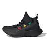 adidas Lego X Sport Mid K Коллаборация Удобные Спортивные Прочные Дышащие Мид-топ Детские Кроссовки для Бега Детские Кроссовки для Бега Угольный FZ5504