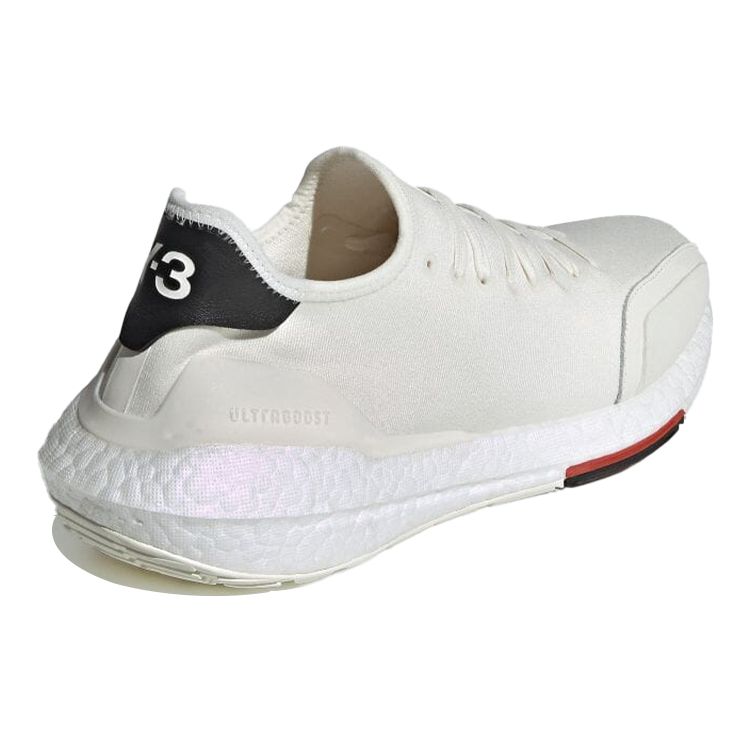 Adidas Кроссовки унисекс Y-3 UltraBoost 21 белые Core-белый красный черный H67477