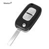 Складной чехол для дистанционного ключа с 2 кнопками, подходит для Renault Fluence Clio Megane Kangoo Modus, авто ключ