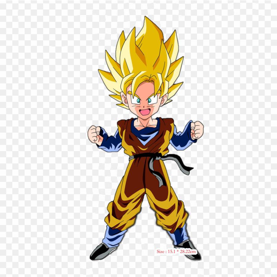 Нашивки для сумки для одежды, термонаклейки с утюгом и рисунком Готен Гохан, моющиеся теплопередачи