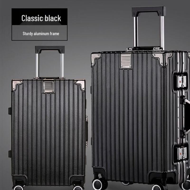 Lee Shin Aluminum Frame Carry-on Spinner Suitcase