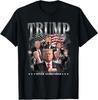 НОВЫЙ Лучший Президент Дональд Дж. Трамп 2024 Никогда Не Сдавайся Футболка S-5XL Унисекс Футболка