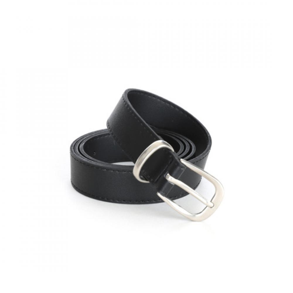 Shop Women S Matte Silver baSic Belt Black Tu Wbt 0872