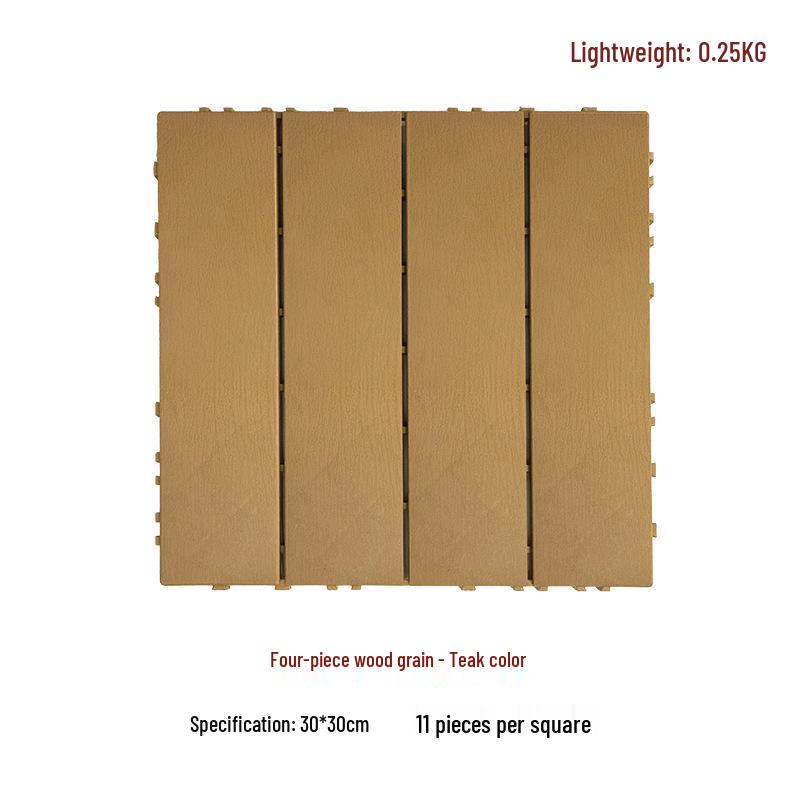 Замковое 30x30 Напольное покрытие из композитного пластика для улицы (Сад/Балкон)