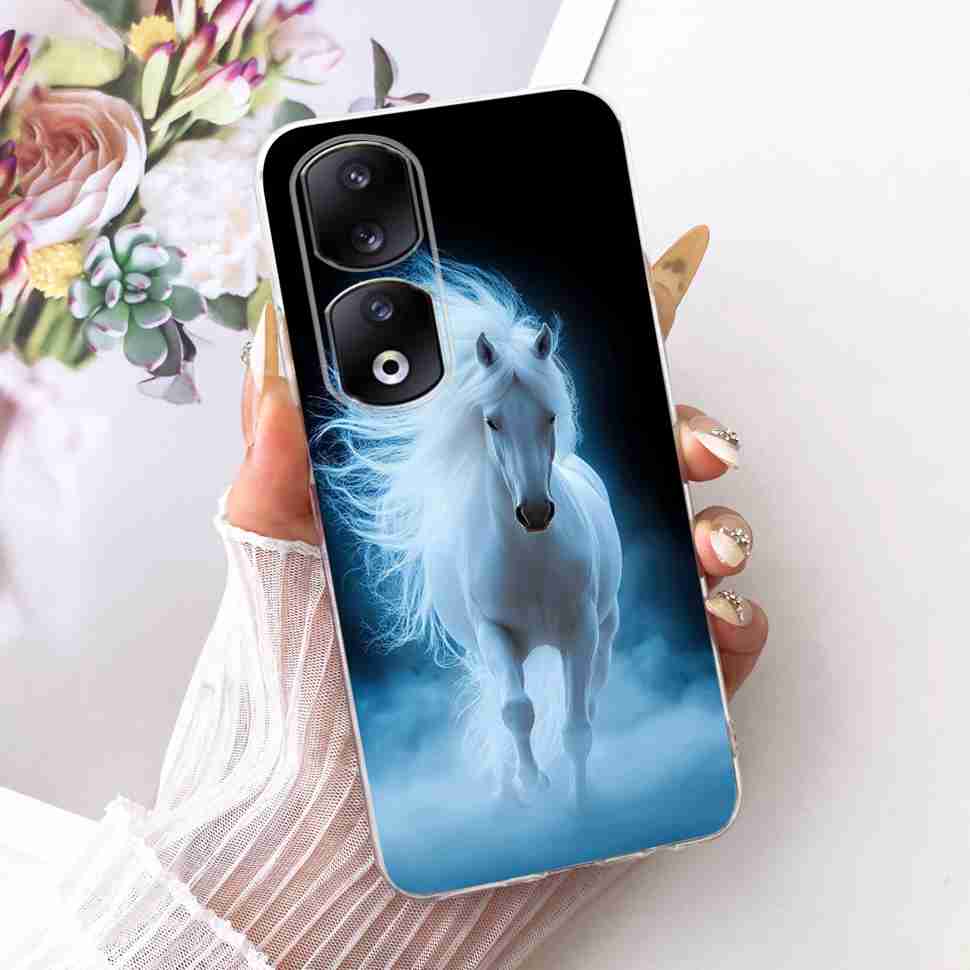 For Honor 90 Pro 5G 6.78" Case Fashion Painted Butterfly Silicone TPU Back Cover For Honor 90Pro 90 PRO 5G REP-AN00 Phone Cases