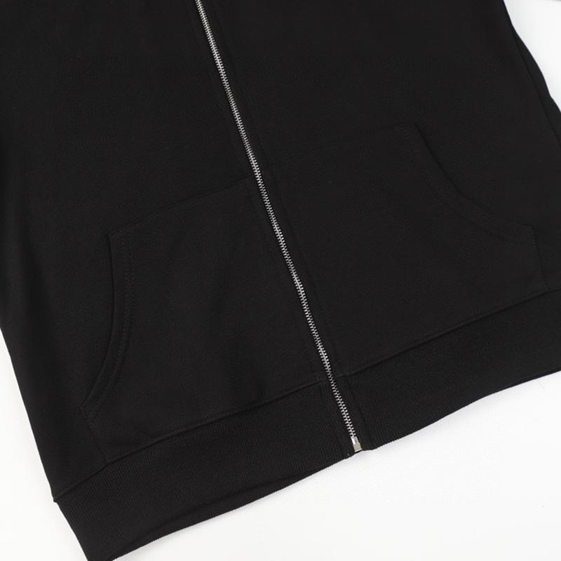 848 CHROME HEARTS Осень-Зима 2025 Новая Толстовка с капюшоном на молнии с логотипом в классическом стиле больших размеров, подходит для парной носки