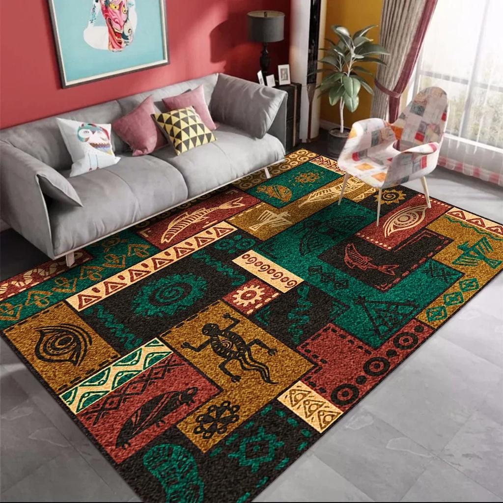 Ковер в марокканском этническом стиле для гостиной, журнальный столик, ковер большой площади, для спальни, в богемном стиле в стиле ретро, ​​коврик для пола, коврик для пола