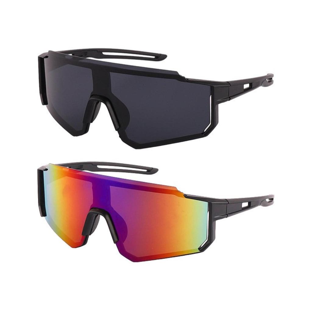 2pcs Cycling Men Women Sunglasses Glasses Sports Outdoor Glasses Sunglasses