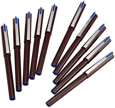PENTEL Ручка Signature Plaman JM20-CD, набор из 10 предметов, синяя
