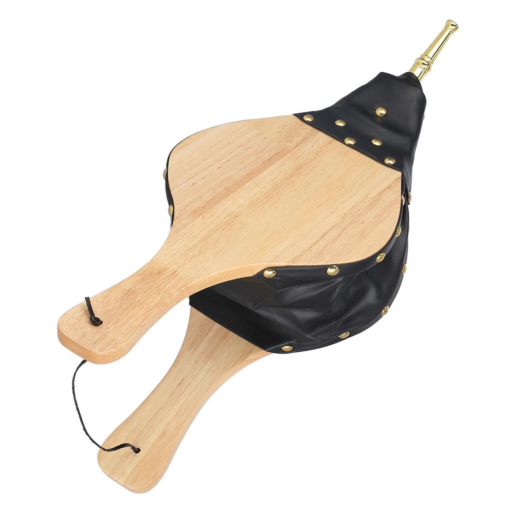 Wood Bellows Blower Fireplace Wood Air Blower Fire Tools for Outdoor Cooking Camping BBQ Grill Chimn