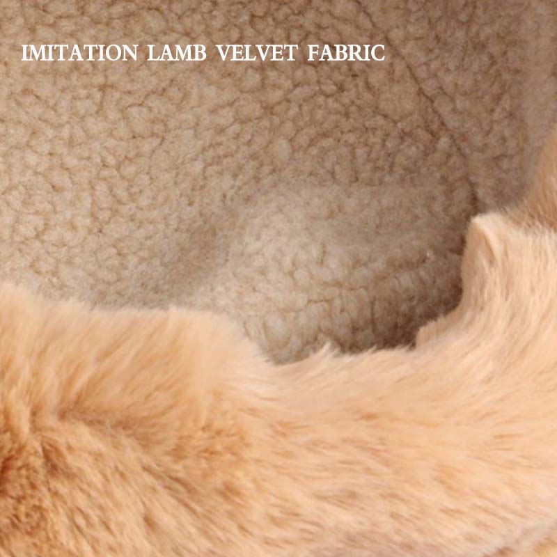 Hat Women's Winter All-match Net Red Plus Cashmere Lamb Hair Fisherman Hat Leisure Wide Brim Warm Plush Basin Hat