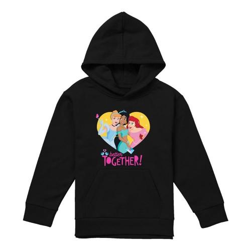 Disney Princess Childrens/Kids Better Together Heather Valentine`s Day Hoodie