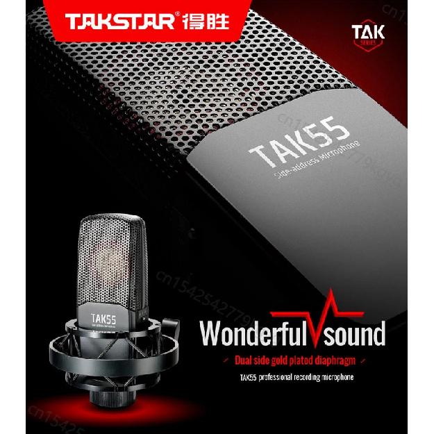 Takstar TAK55 Professional Recording Microphone with Shock Mount and Pop Filter For Vocal Recording Podcasting Live Streaming