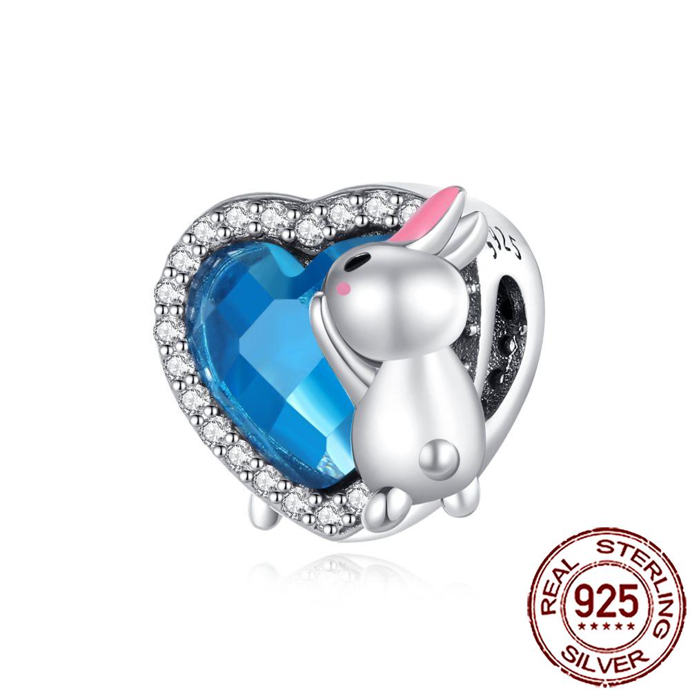 New Charms 925 Silver Cat Dog Flamingo Chameleon Axolotl Animal Beads Fit Bracelet Necklace Women DIY Jewelry
