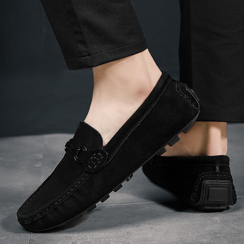 Модные мужские офисные туфли ручной работы, легкие повседневные кожаные туфли, мужские новые стильные туфли для вождения 2024 года, роскошные брендовые простые мужские мокасины