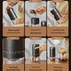 Retro Luxury Hand-Crank Coffee Grinder - Small Electric Coffee Bean Grinder