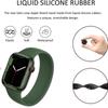 Sport Solo Loop Strap For Apple Watch Band 44mm 45mm 42mm 41mm 40mm 38mm Silicone Elastic Waterproof Sweatproof Bracelet For IWatch Series 7 6 SE 5 4