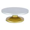 Thickened Plastic Steel Cake Turntable 360 Degrees Rotating Cake Decorating Stand for Home Dessert Shop