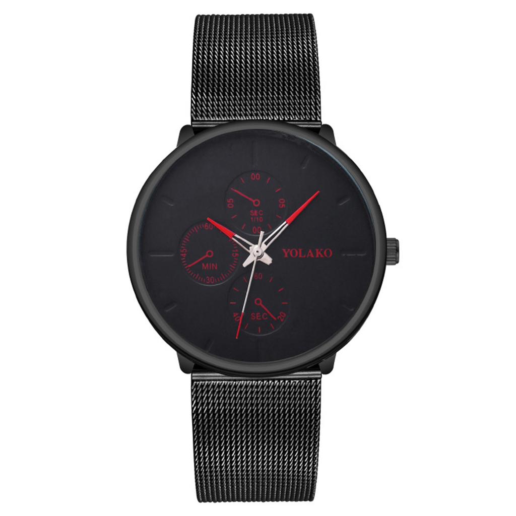 Men's Luminous Running Alarm Clock Watch