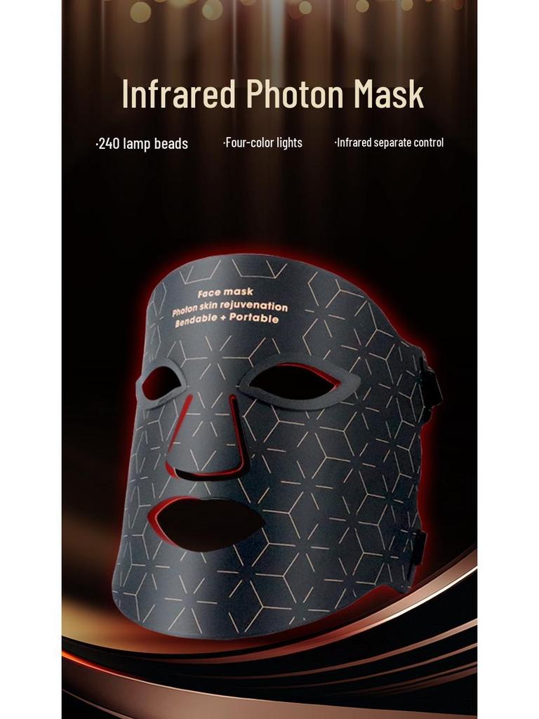 Семицветная светодиодная фотонная маска для омоложения лица - для домашнего использования