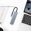 6-в-1 Type-C Hub с 4K HDMI USB-C PD зарядка для ноутбука MacBook Dock адаптер