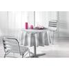 Nappe Ronde - KOSMO - Gris - 180 Cm - 100% Polyester - Traitement Antitaches