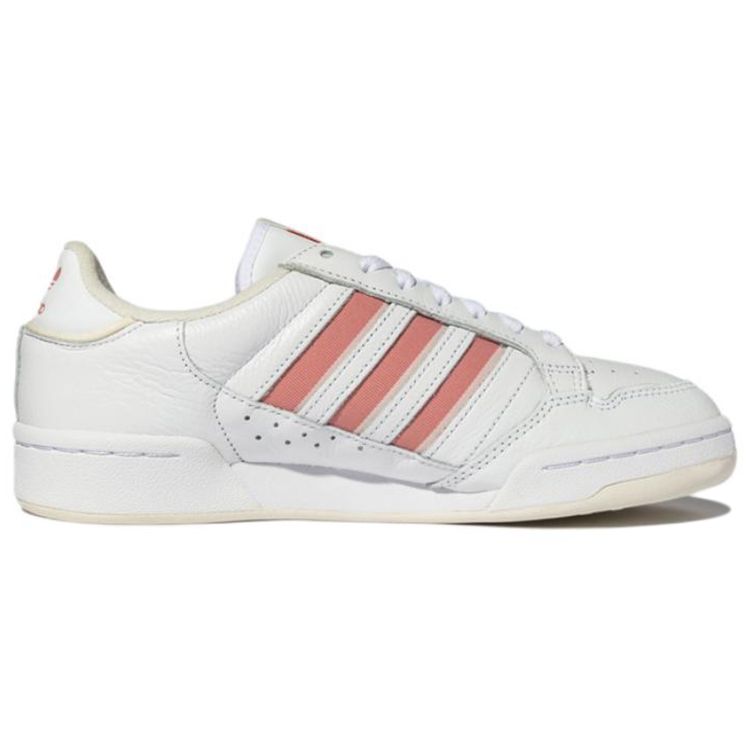 adidas Бело-розовые кроссовки унисекс Continental 80 Stripes Cloud-White Off-White GX1916