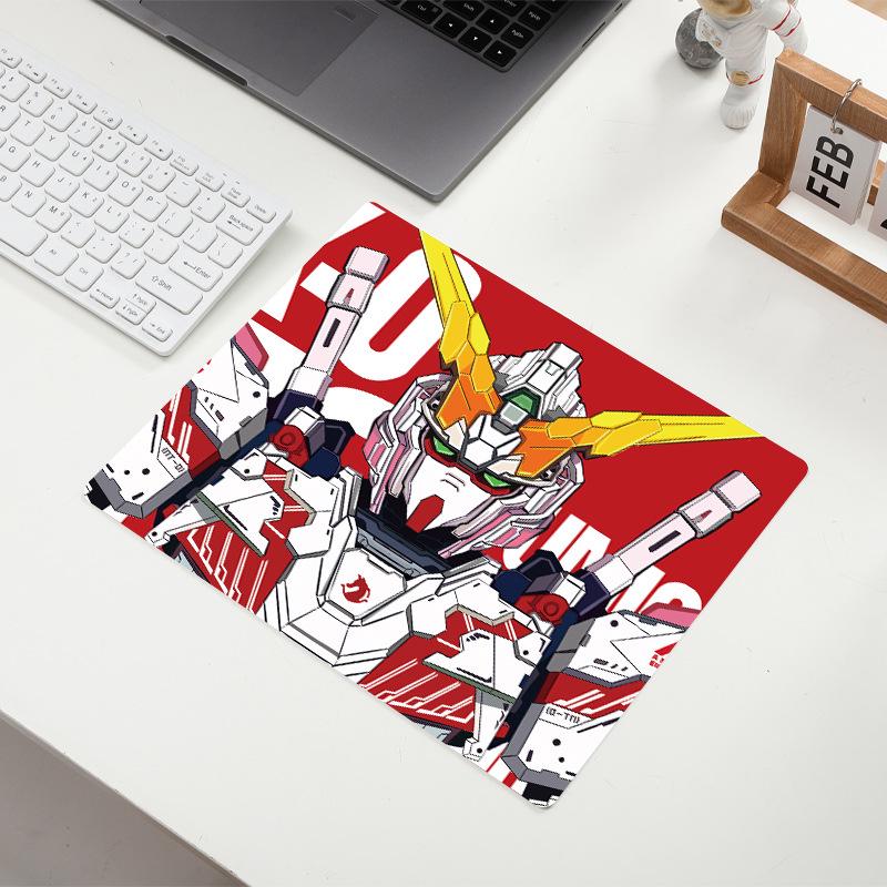 Gundam Anime Mouse Pad: Small Desk Mat with Precision-Locked Edges