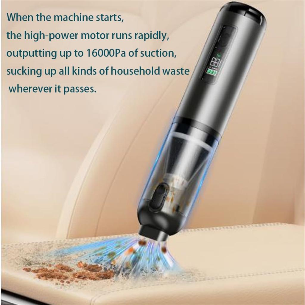 Автомобильный пылесос портативный, ручной пылесос беспроводной перезаряжаемый, маленький пылесос для автомобиля, дома, улицы