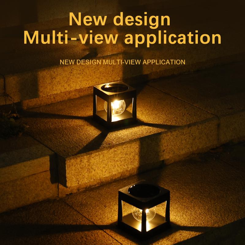 Светодиодный солнечный светильник Capital, водонепроницаемый, солнечный, квадратный, садовый светильник, двор, вилла, сад, интеллектуальное управление освещением, пост, светильники