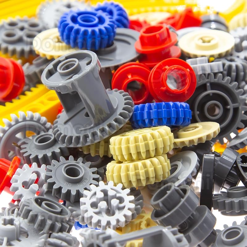 Технические детали Domoni, набор шестерен для конструктора Lego, 235 деталей, автомобильная рейка, привод, сцепление, дифференциал, набор строительных блоков - Совместимо с основными брендами