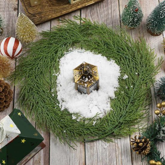 20 шт. искусственные сосновые ветки многоразовые искусственные зеленые листья для поделок поделок реквизит для фотографий домашнее рождественское украшение