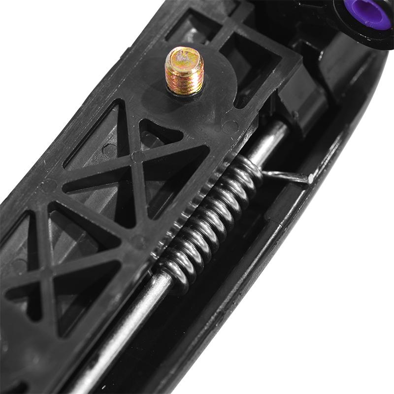 Ручка открытия двери автомобиля спереди и сзади, наружная ручка двери слева и справа, черная для Suzuki New Alto, детали наружной дверной ручки