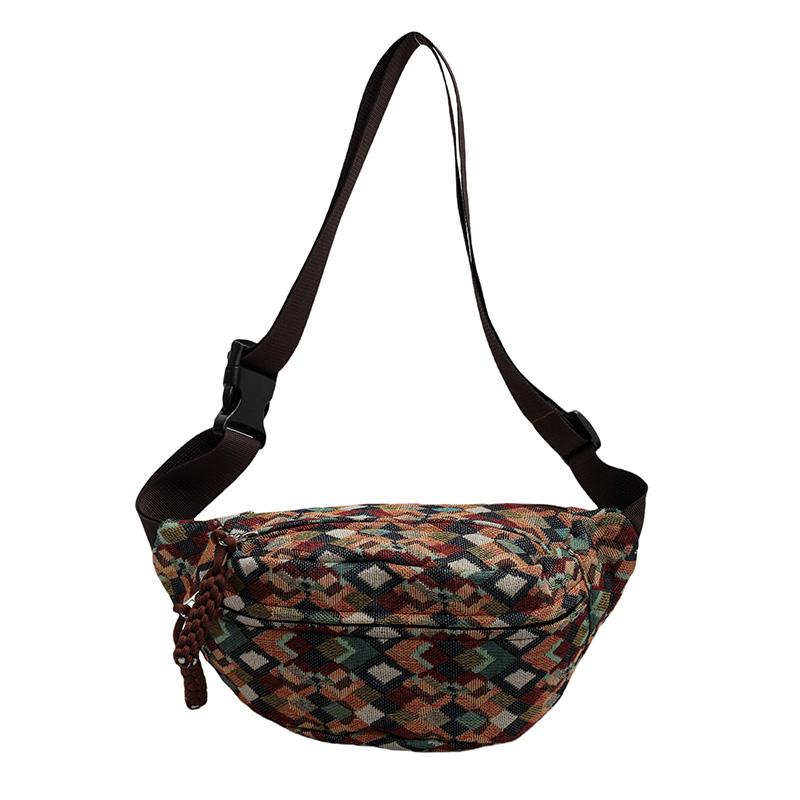 Богемный бархатный ремень для женщин Fanny Pack банан поясная сумка на бедро сумка через плечо нагрудный карман мода