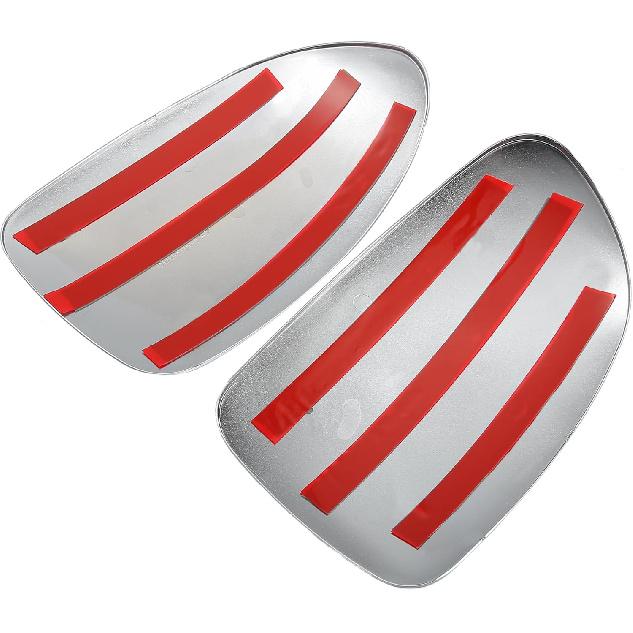 ACROPIX Car Exterior Mirror Cover Cap Overlay Fit For Chevrolet Silverado Suburban For GMC Sierra Yukon - Pack Of 2 Chrome Plated