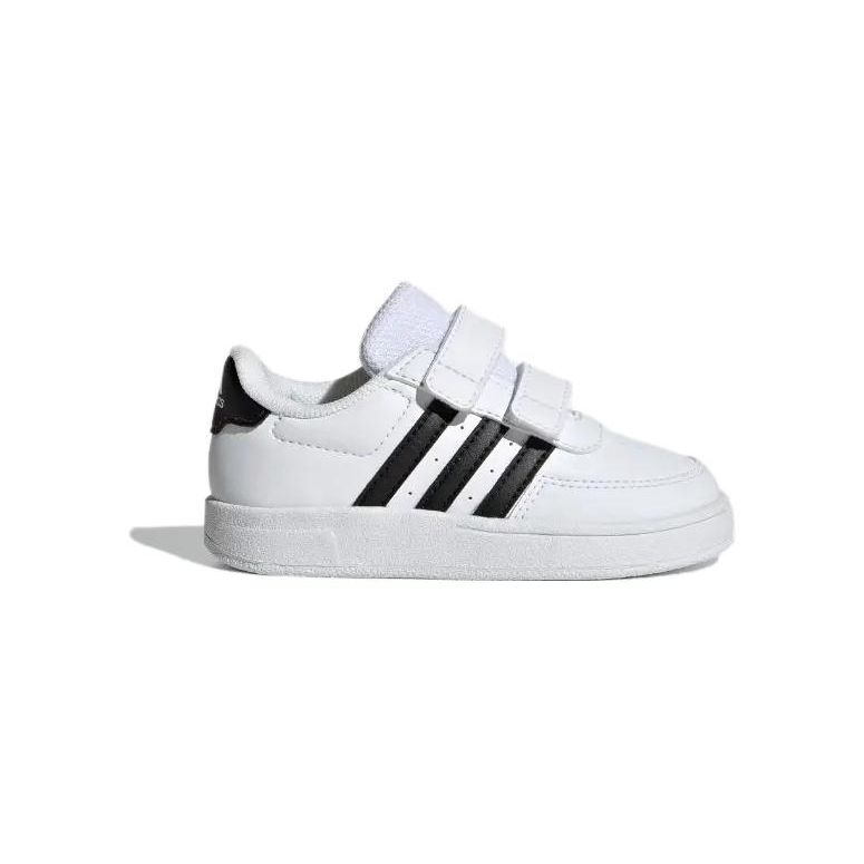 Adidas Focus Breathe In Breaknet 2.0 Synthetic Leather Velcro Sneakers Baby Sneakers White HP8970