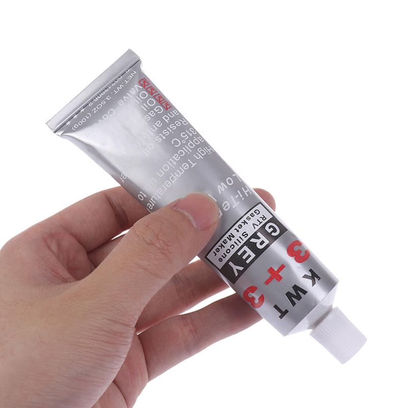 1 шт. автомобильный герметик RTV силиконовый прокладочный материал 3+3 черный высокотемпературный герметик маслостойкий для двигателей автомобильный герметик