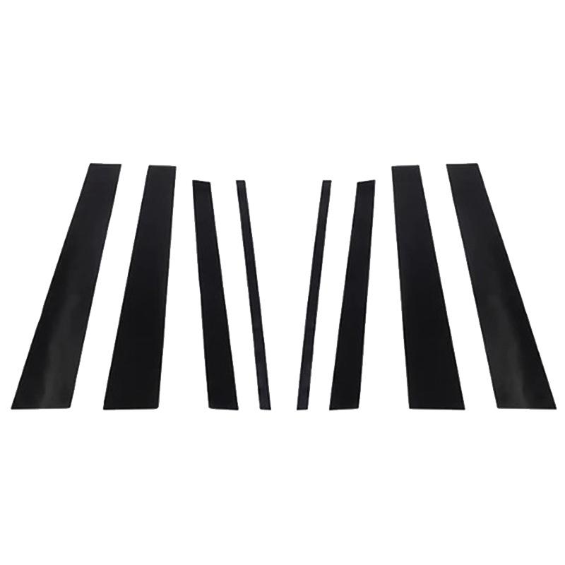 8 шт. Накладки на центральную среднюю стойку BC стойку двери и окна с зеркальным эффектом для Jeep Grand Cherokee L WL75 WL74