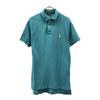 CUSTOM FIT Logo Embroidery Short Sleeve Polo Shirt Men's Used