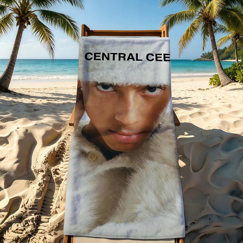 C-Central Rapper C-Cee Полотенце для Кемпинга на Открытом Воздухе Пляжное Полотенце Супер Впитывающее Быстросохнущее Летнее Полотенце