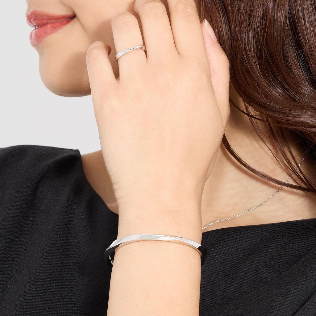 Браслет для Simple Twist Серебро 925 [Lala Christie] Женский, Дизайн, [БЕЛАЯ этикетка] b14049-w