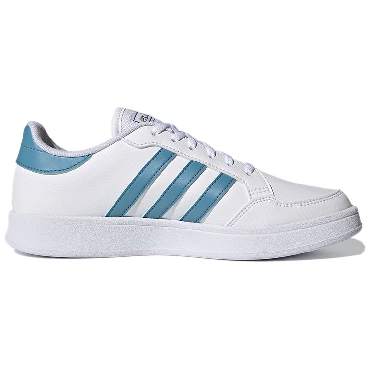 Adidas Neo Breaknet Non-Slip Durable Low-Top Skate Shoes Women Sneakers White Blue FZ2465