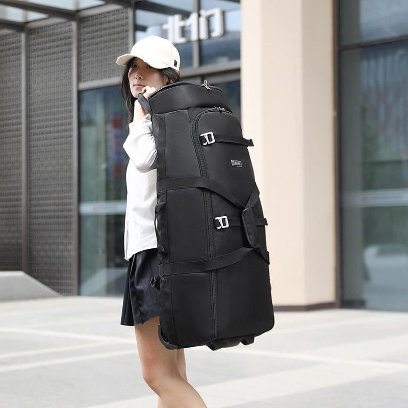 Портативная дорожная сумка, сумка-тележка, дорожная сумка на колесах для улицы, спортивная сумка, сумка для хранения одежды, большой рюкзак на плечи