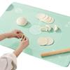 Cooking Mat, Bread Mat, Baking Mat with Graduations, Heat-Resistant Placemat for Bread Making, Kneading Mat, Baking Mat, Food-Grade Silicone, Co