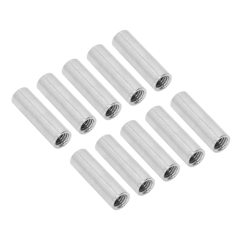 10 ШТ. Соединительная гайка с внутренней резьбой M8 X 1.25 12 L40 мм Круглой формы Набор соединительных гаек для соединения