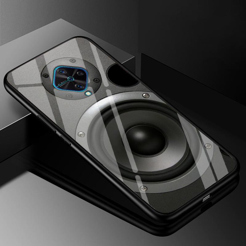 Tempered Glass Case For Vivo V17 Case Russia Glass Back Cover Soft Bumper For Vivo V17 Phone Cases V 17 Funda Y9s S1 Pro Coque